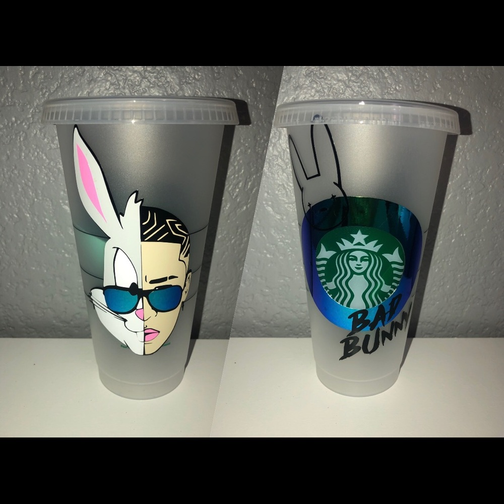 Bad Bunny Starbucks Cold Cup